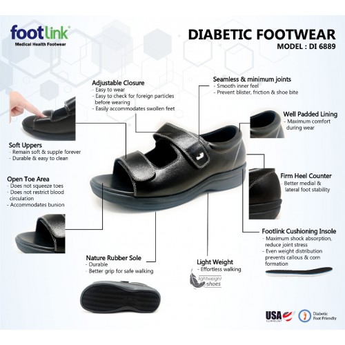 D89 Model DI 6889 - Diabetic Shoe